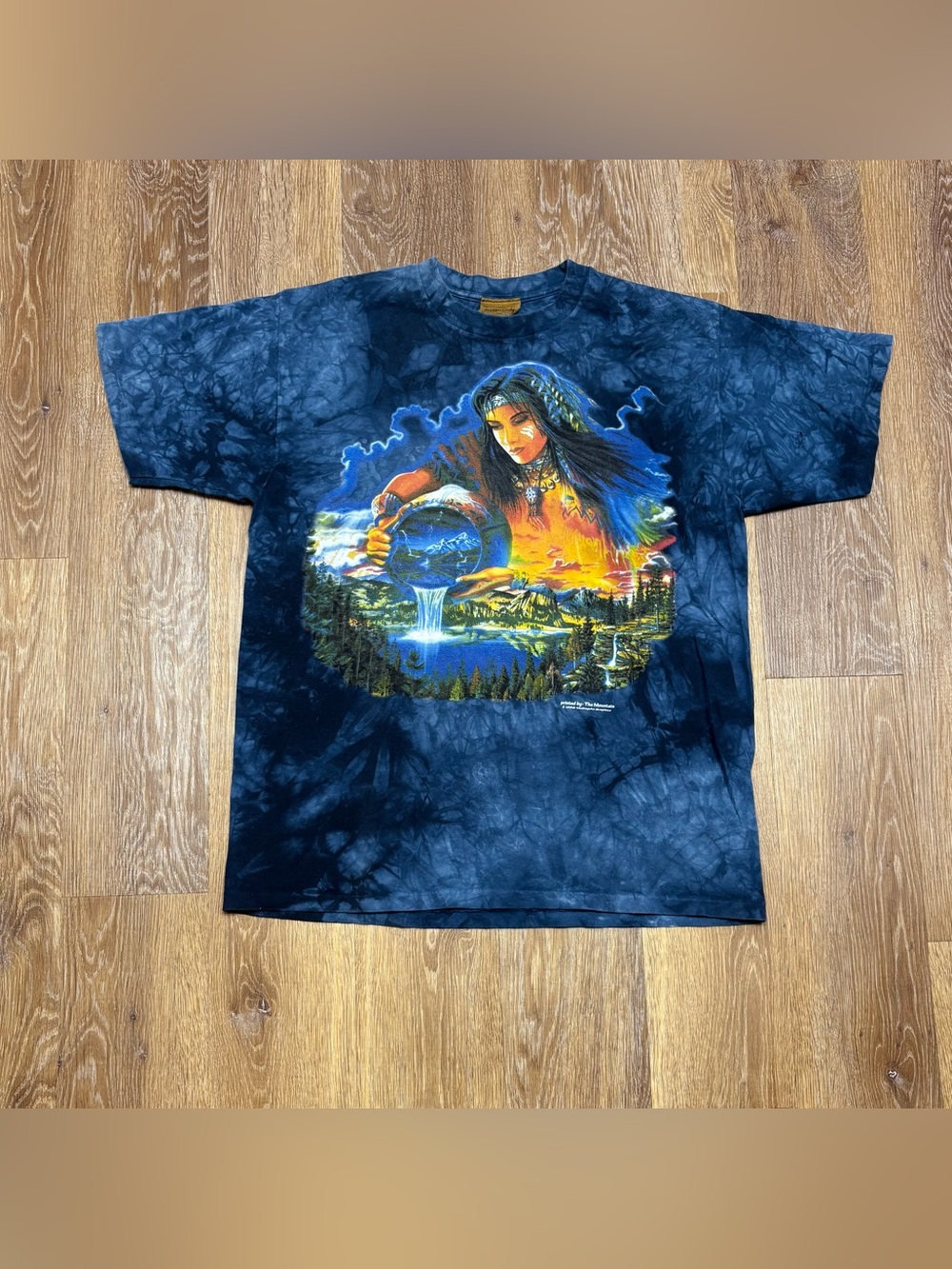 Vintage The Mountain native women waterfall 1996
